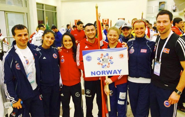 Shahwali sammen med resten av det norske laget i VM i Tyrkia 2013. Foto: Privat